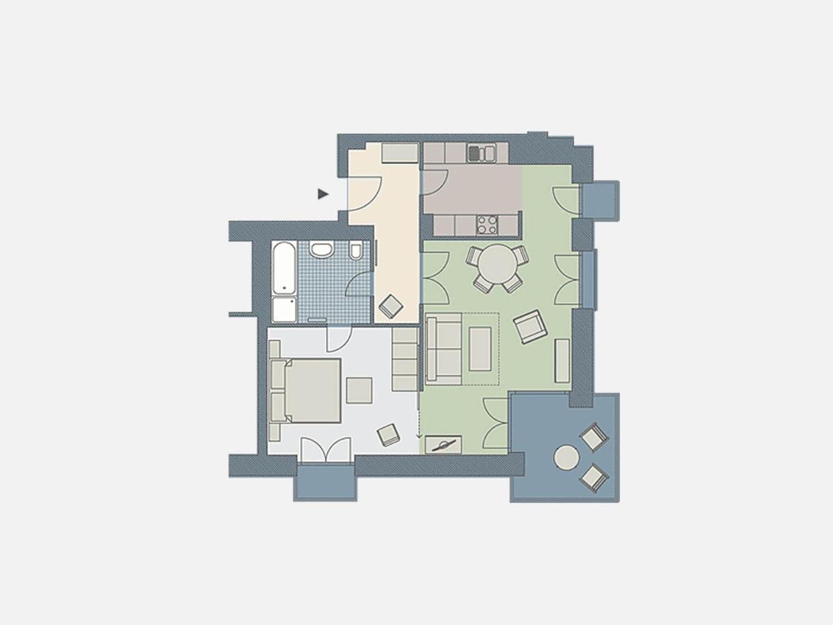Kaiservillen Heringsdorf - Ferienwohnung Mit 1 Schlafzimmer Und Balkon D211 Εξωτερικό φωτογραφία